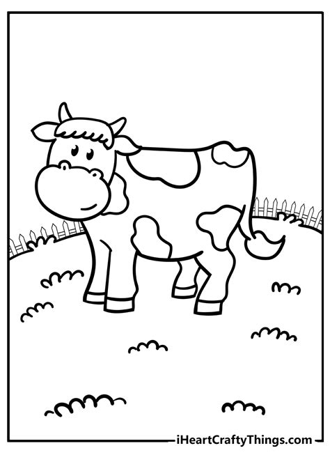 Coloring Pages For Kids Farm Animals