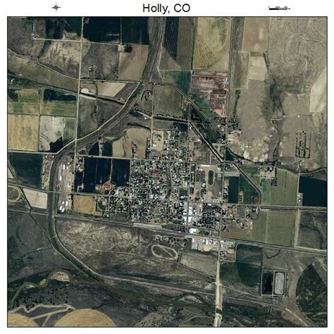 Aerial Photography Map of Holly, CO Colorado