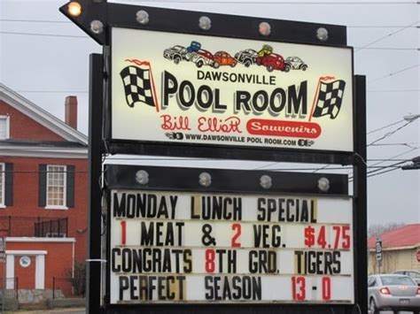 Dawsonville Pool Room - Dawsonville, GA - Kid friendly restaurant r ...