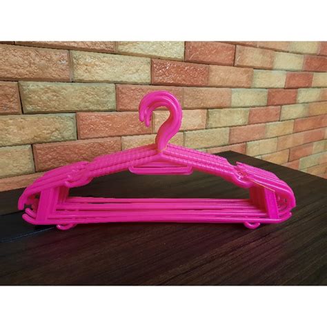 12 Pcs. Color Practical Plastic Clothes Hanger | Shopee Philippines