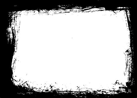 10 Rectangle Grunge Frame (PNG Transparent) Vol.4 | OnlyGFX.com