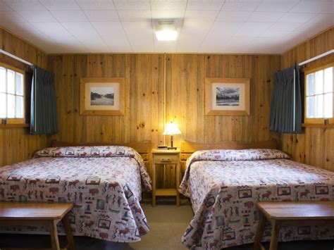 old-faithful-snow-lodge-frontier-cabin-two-beds-01 | Yellowstone ...