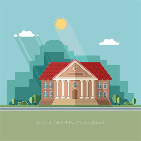 Royalty Free University Campus Clip Art, Vector Images & Illustrations ...