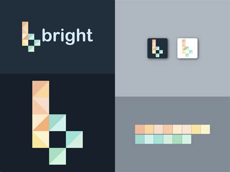 Bright logo design by Abu Al Nasir on Dribbble