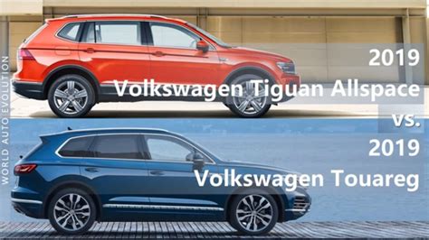 2019 Volkswagen Tiguan Allspace vs Touareg (technical comparison) - YouTube