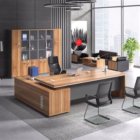 China Modern Boss Office Desk Factory Director Office Table Executive ...