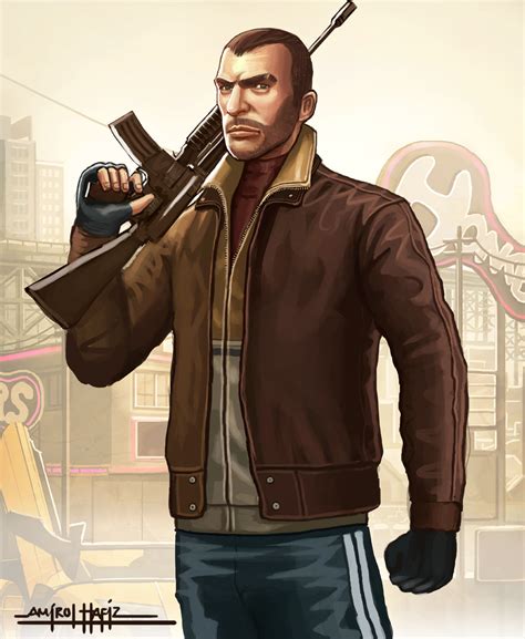 NIKO BELLIC by ~amirulhafiz on deviantART Grand Theft Auto Artwork ...