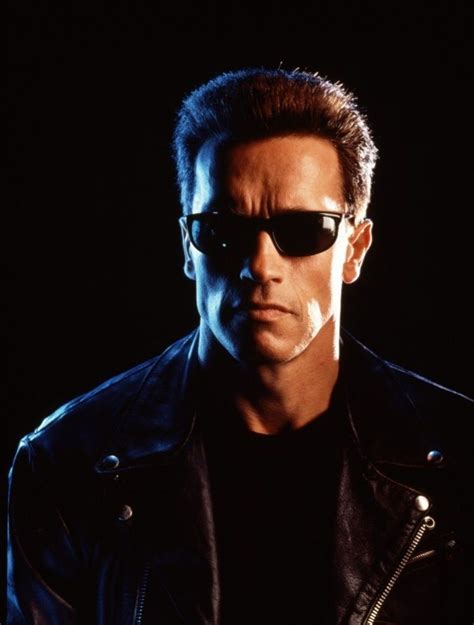 Arnold Schwarzenegger as The Terminator (T-800) in "The Terminator ...