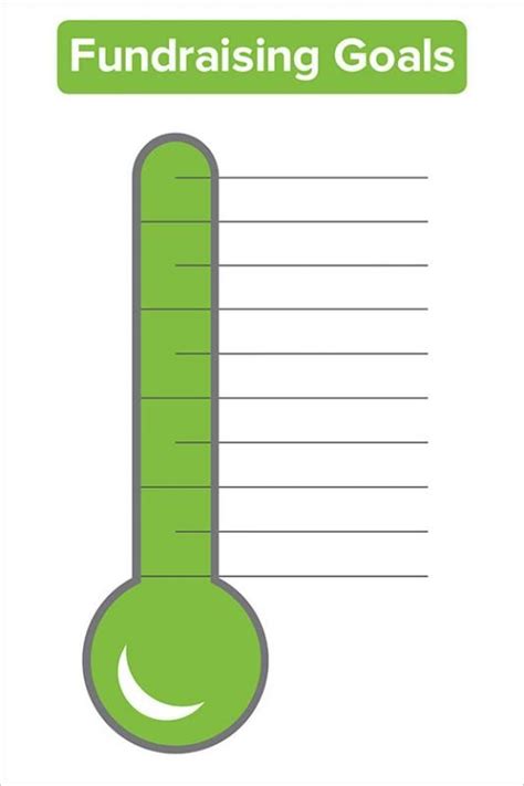 Fundraiser Thermometer Templates | Fundraising thermometer templates ...