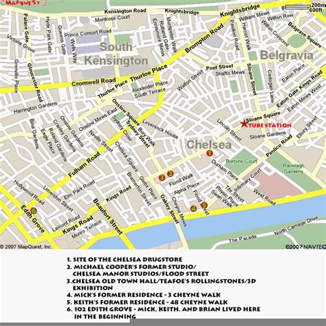 Chelsea Map Region Political | Map of London Political Regional