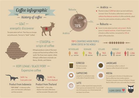 history of coffee infographic 646559 Vector Art at Vecteezy