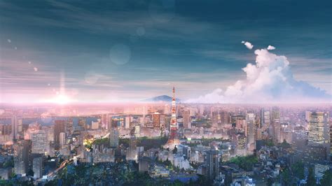 2560x1440 Tokyo Cityscape Anime 4k 1440P Resolution ,HD 4k Wallpapers ...