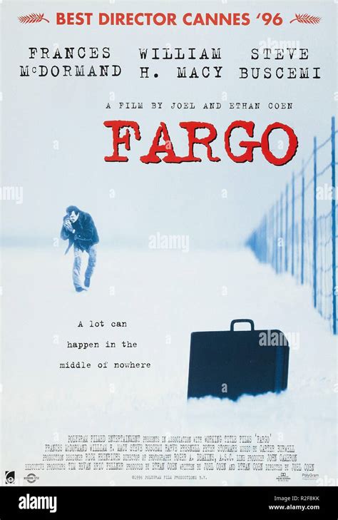 Fargo Year : 1996 USA Director : Joel Coen Movie poster (USA Stock ...