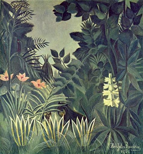 The Equatorial Jungle, 1909 - Henri Rousseau - WikiArt.org