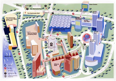 Singapore cbd map - Central Business District Singapore Map (Republic ...