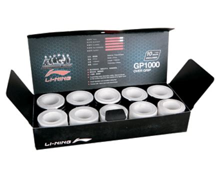 Li-Ning Badminton Grip Tape GP1000 White AXSF002-2