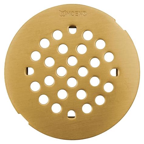 Moen Tub/Shower Drain Cover Brushed Gold at Lowes.com