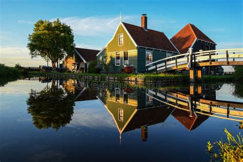 Zaanse Schans Cheese Factory Reflection Stock Image - Image of arrival ...