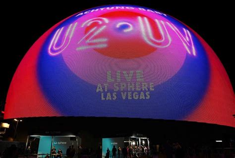 U2 Concert Uses Stunning Visuals to Open Massive Sphere Venue in Las Vegas