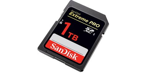 SanDisk estrena la primera tarjeta SD de 1 TB de capacidad