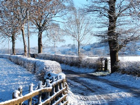 "Winter scene of Ribchester in Lancashire" by Sue Bristo at ...