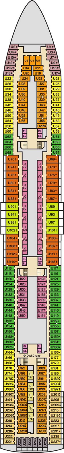 Carnival Sensation Deck Plans: Ship Layout, Staterooms & Map - Cruise ...