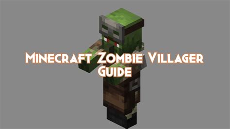 Minecraft Zombie Villager Guide - Pillar Of Gaming