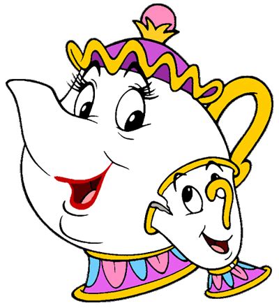 Mrs. Potts and Chip Clip Art 2 | Disney Clip Art Galore