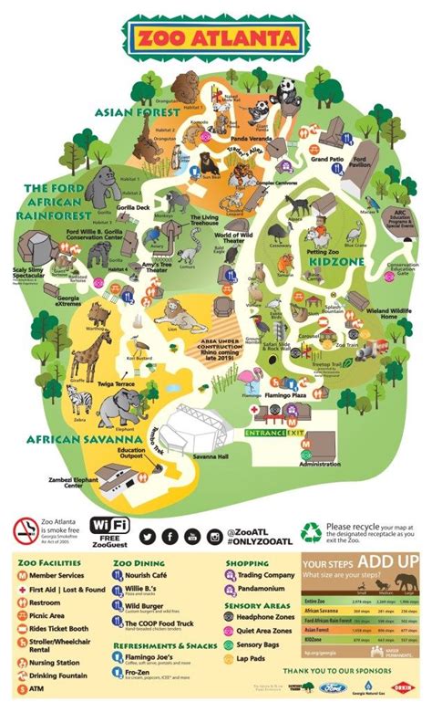 Map of Atlanta Zoo Map PDF File download A prontable Image File ...