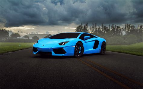 🔥 Free download Lamborghini Aventador supercar blue wallpaper cars ...