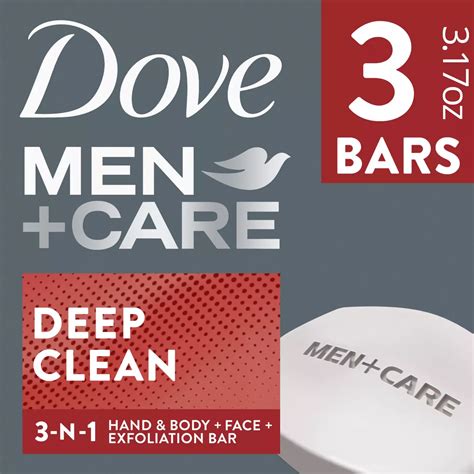 Dove Men+Care Bar Soap - Deep Clean - Shop Hand & bar soap at H-E-B