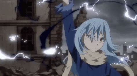 Anime Black Lightning GIF - Anime Black Lightning Rimuru Tempest ...