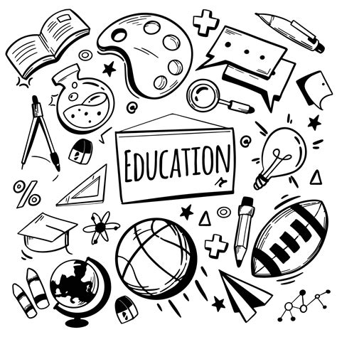 Free Education Doodle Art