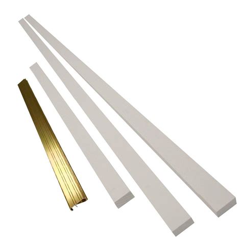 JELD-WEN 4-Piece 5-1/4 in. Exterior Door Jamb Kit with Brass Sill ...