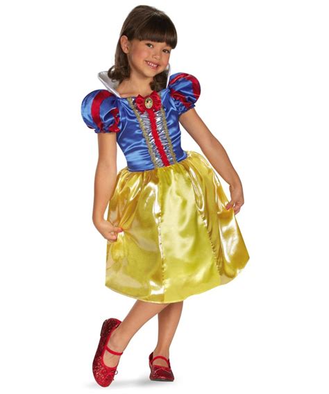 Snow White Sparkle Kids Costume - Girl Disney Costumes