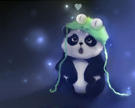 Cute Panda HD Wallpaper by Apofiss