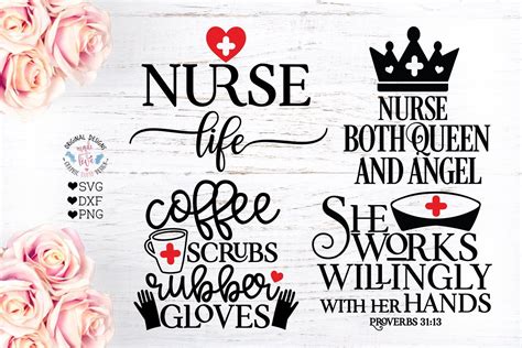 Nurse SVG - Nursing Quotes Bundle | Nurse quotes, Illustrator ...