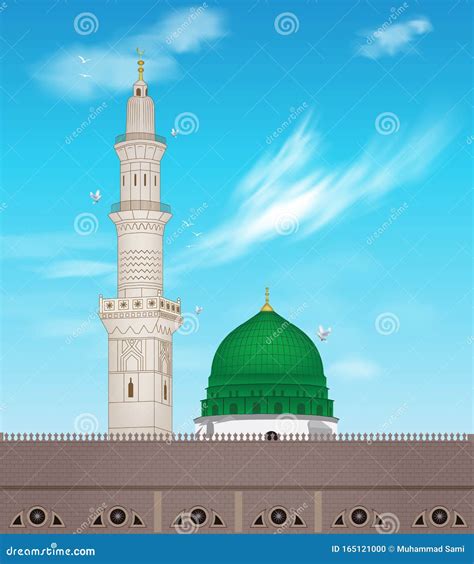 Madina shareef stock vector. Illustration of islamic - 165121000