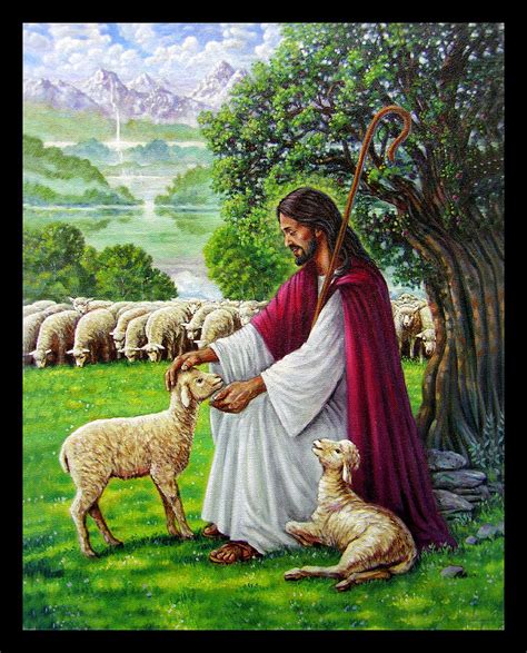 The Good Shepherd Painting by John Lautermilch