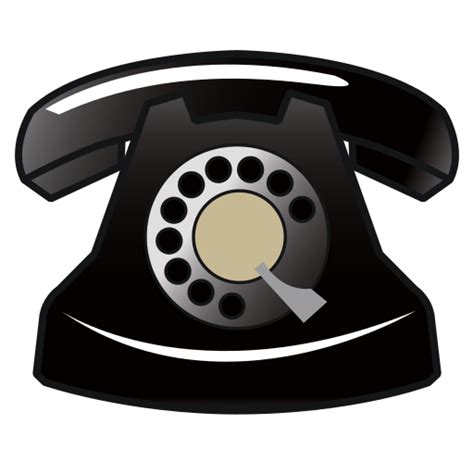 Black Telephone Emoji for Facebook, Email & SMS | ID#: 616 | Emoji.co.uk