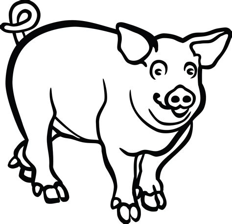 Baby Pig Black And White Clipart Choose from over a million free ...