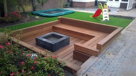 Top 50 Best Deck Fire Pit Ideas - Wood Safe Designs