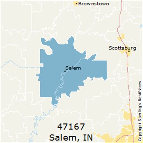 Salem (zip 47167), IN