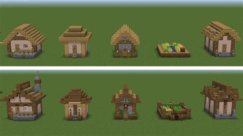 Every Village houses Redesigned Minecraft Map