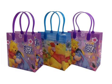 Winnie the Pooh 12 Authentic Licensed Party Favor Reusable Medium ...