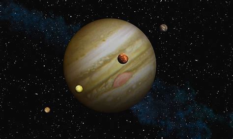 The Moons of Jupiter - WorldAtlas.com