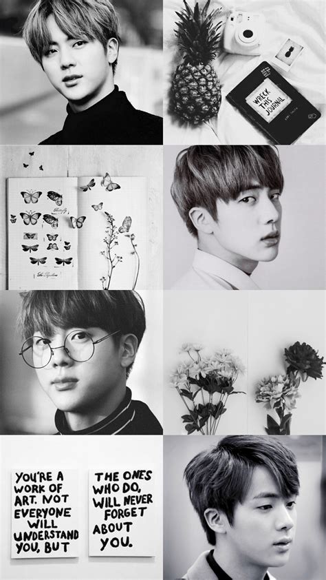 BTS Jin Aesthetic Wallpapers - Top Free BTS Jin Aesthetic Backgrounds ...