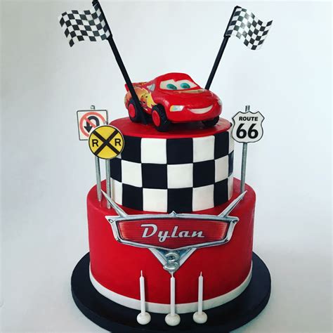 Lightning Mcqueen Cars Movie Cake - CakeCentral.com