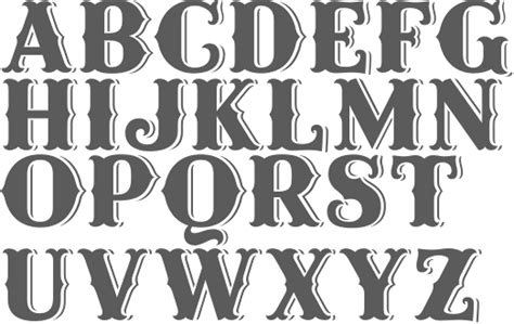 MyFonts: Country Western typefaces