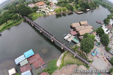 The Bridge on the River Kwai - Thailand from Above